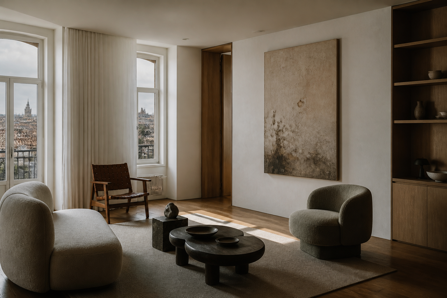 Gallery Apartment, interior visualization